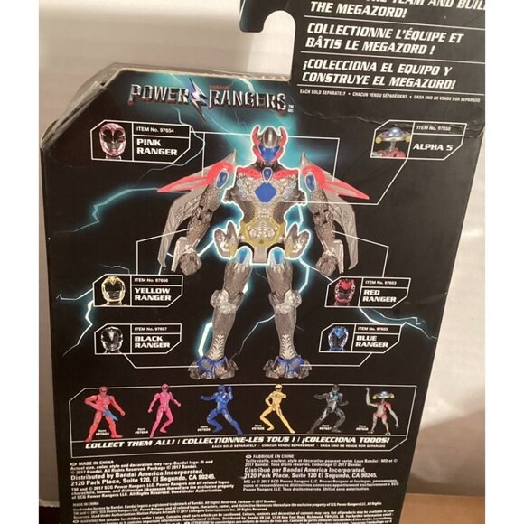 Sabans Power Rangers Legacy Alpha 5 Figure Limited Edition Build-A-Megazord Toy - Picture 3 of 4